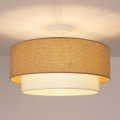 Brilagi - LED-накладная люстра BOHO ECO 1xE27/10W/230V диаметр 40 см бежевая/кремовая