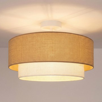 Brilagi - LED-накладная люстра BOHO ECO 1xE27/10W/230V диаметр 40 см бежевая/кремовая