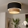 Brilagi - LED накладная люстра CERIA 1xE27/40W/230V, диаметр 50 см, чёрный/бежевый