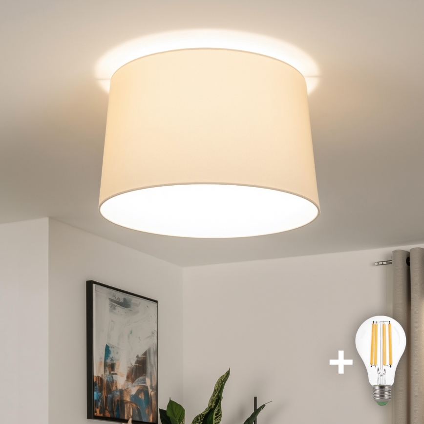 Brilagi - LED накладная люстра CERIA 1xE27/40W/230V, Ø 45 см, бежевая