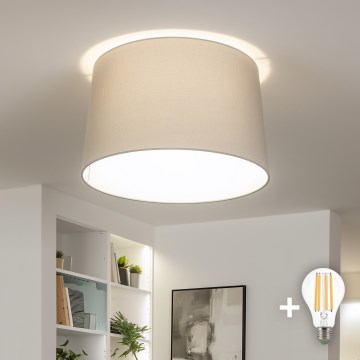 Brilagi - LED накладная люстра CERIA 1xE27/40W/230V Ø 45 см серый
