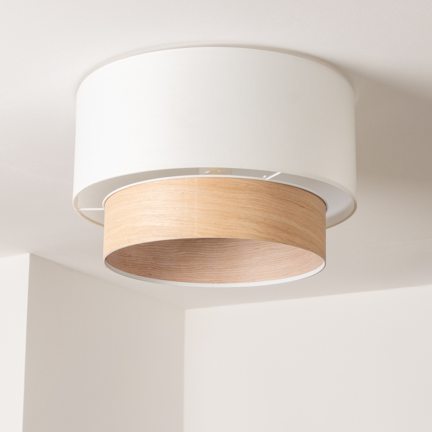 Brilagi - LED накладная люстра CERIA 1xE27/40W/230V Ø 50 см белая/бежевая