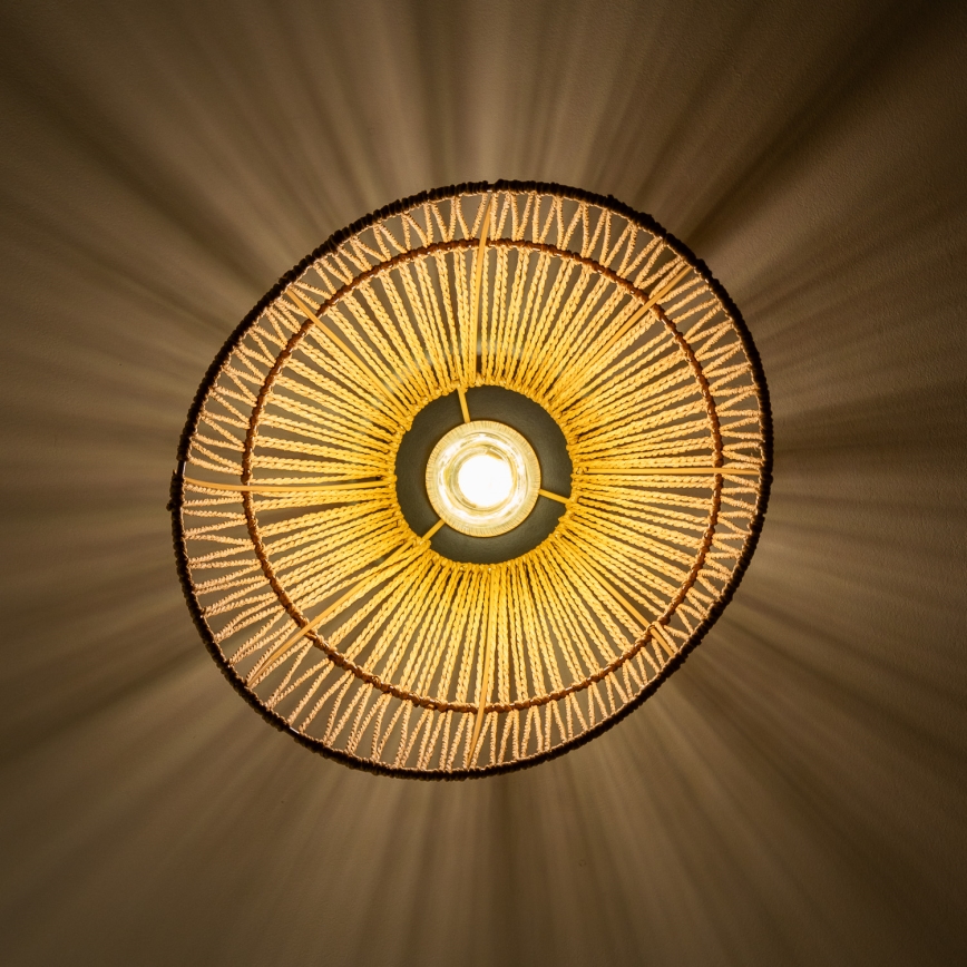 Brilagi - LED накладная люстра CERIA BOHO 1xE27/40W/230V, диаметр 30 см, коричневая