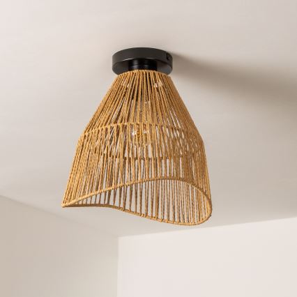Brilagi - LED накладная люстра CERIA BOHO 1xE27/40W/230V, диаметр 30 см, коричневая