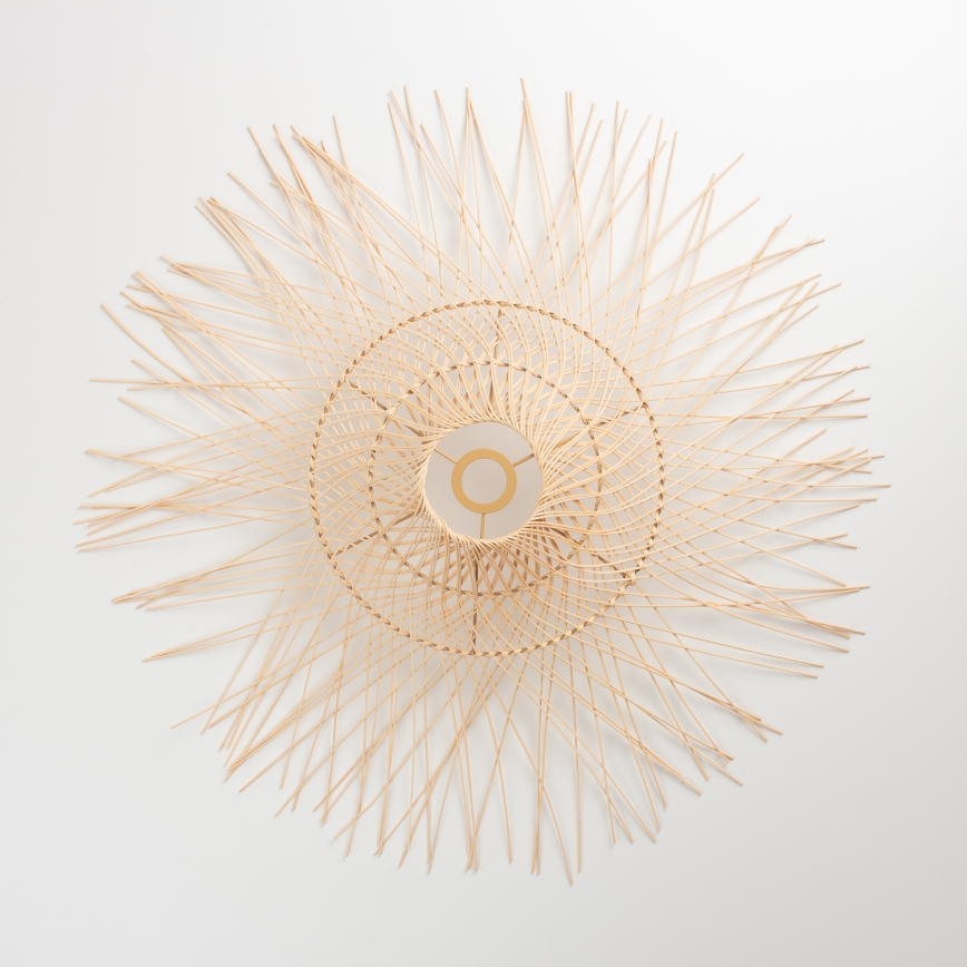 Brilagi - LED накладная люстра CERIA BOHO 1xE27/40W/230V, диаметр 70 см, бамбук/дуб