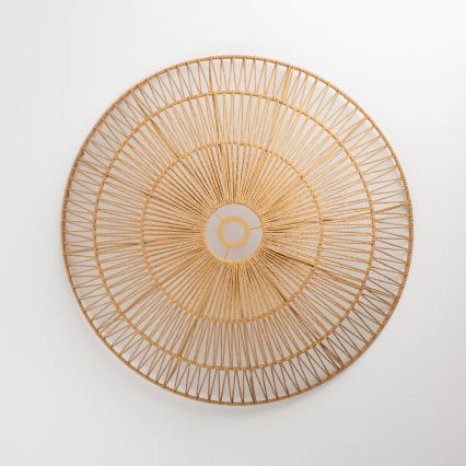 Brilagi - LED накладная люстра CERIA BOHO 1xE27/40W/230V, диаметр 70 см, коричневый/дуб