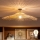 Brilagi - LED накладная люстра CERIA BOHO 1xE27/60W/230V диам. 100 см черный/бежевый