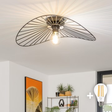 Brilagi - LED накладная люстра CERIA WIRE 1xE27/40W/230V 40x56 см чёрная