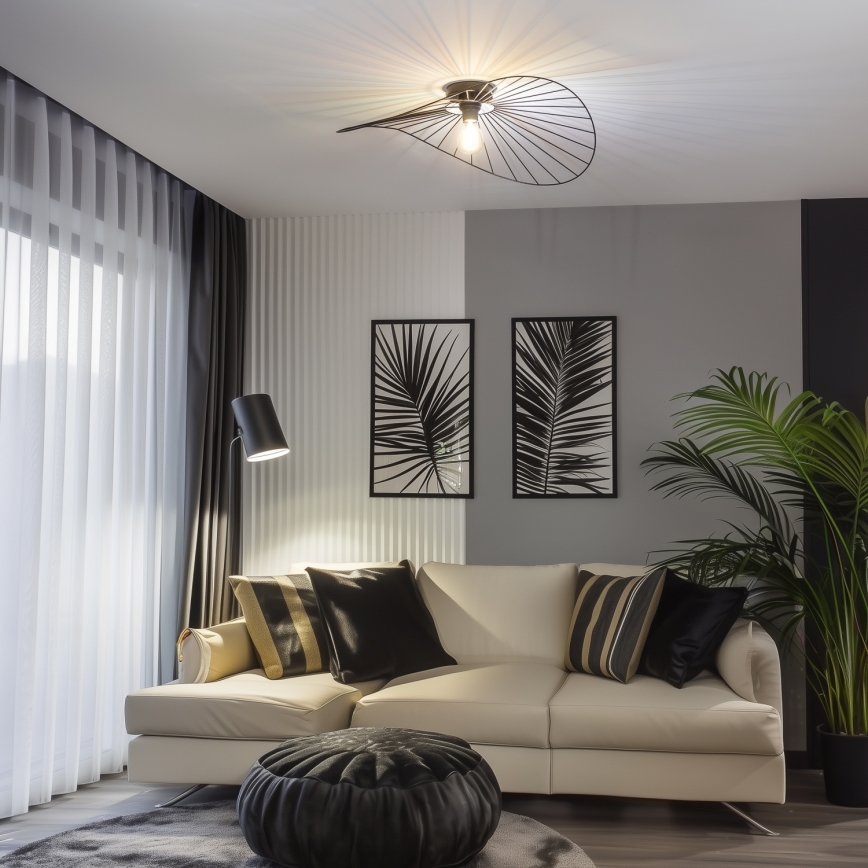 Brilagi - LED накладная люстра CERIA WIRE 1xE27/40W/230V 60x80 cm чёрная