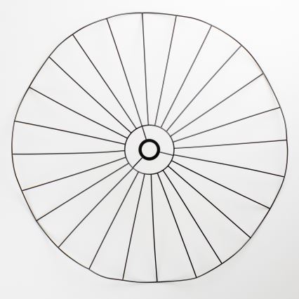 Brilagi - LED накладная люстра CERIA WIRE 1xE27/40W/230V диам. 80 см черный/дуб