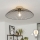 Brilagi - LED накладная люстра CERIA WIRE 1xE27/40W/230V диаметр 60 см чёрный/дуб