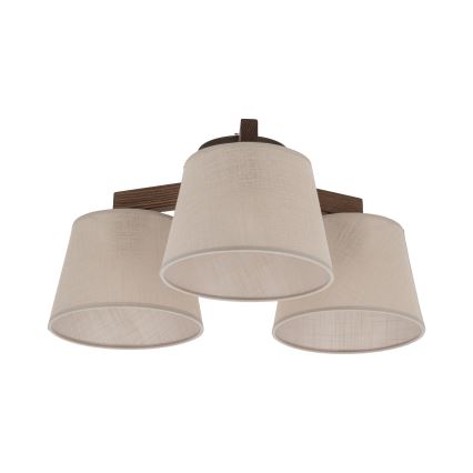 BRILAGI - LED накладная люстра LATTE 3xE27/15W/230V сосна/бежевый