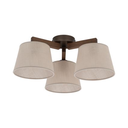BRILAGI - LED накладная люстра LATTE 3xE27/15W/230V сосна/бежевый