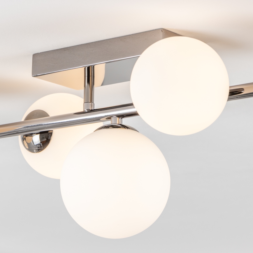 Brilagi - LED накладная люстра MILLA 7xG9/3W/230V черный хром/белая