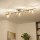 Brilagi - LED-накладная люстра MILLA 7xG9/3W/230V черный хром/золото