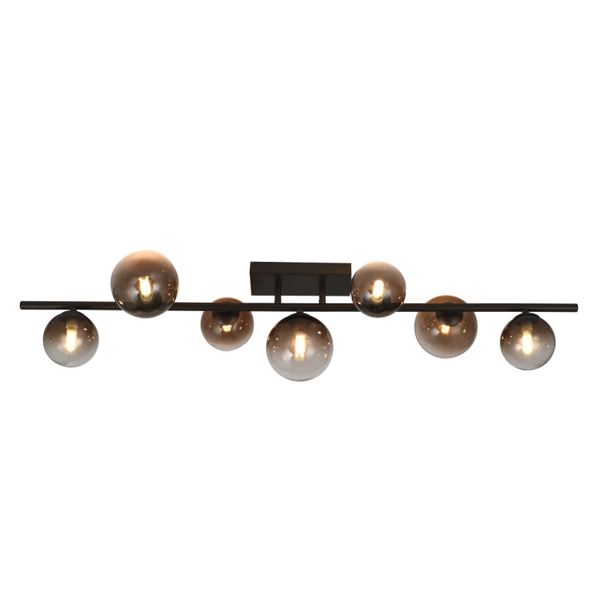 Brilagi - LED-накладная люстра MILLA 7xG9/3W/230V коричневая/дымчато-коричневая