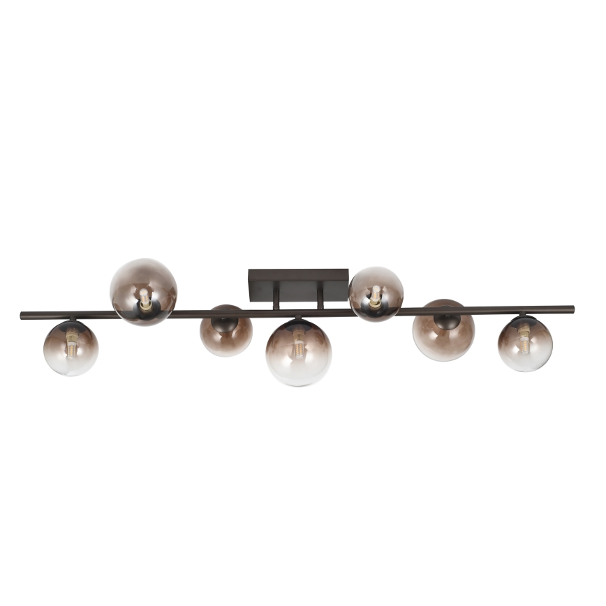 Brilagi - LED-накладная люстра MILLA 7xG9/3W/230V коричневая/дымчато-коричневая