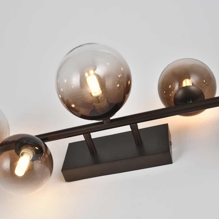 Brilagi - LED-накладная люстра MILLA 7xG9/3W/230V коричневая/дымчато-коричневая