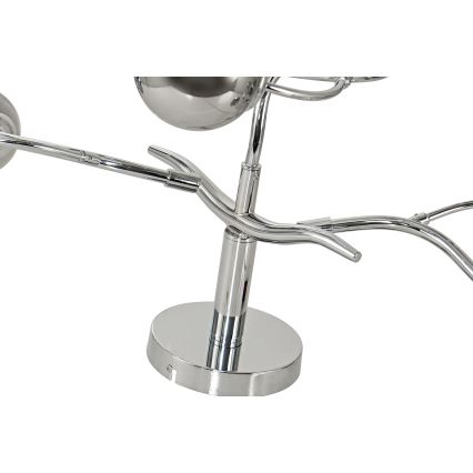 Brilagi - LED накладная люстра MISTEL 9xG9/3W/230V черный хром/дымчатый