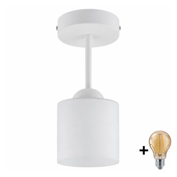 BRILAGI - LED накладная люстра RETRO GLASS 1xE27/60W/230V Ø 10 см белая