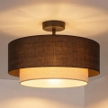 Brilagi - LED накладная потолочная люстра BOHO ECO 1xE27/10W/230V диаметр 40 см коричневый/кремовый