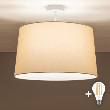 Brilagi - LED накладная потолочная люстра CERIA 1xE27/60W/230V диам. 45 см белая/бежевая