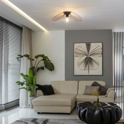 Brilagi - LED-накладная потолочная люстра CERIA WIRE 1xE27/40W/230V 40x56 см бронза