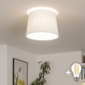 Brilagi - LED накладной потолочный светильник CERIA 1xE27/40W/230V, диаметр 30 см, белый