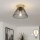 Brilagi - LED накладной потолочный светильник CERIA WIRE 1xE27/40W/230V диаметр 21 см черный/дуб