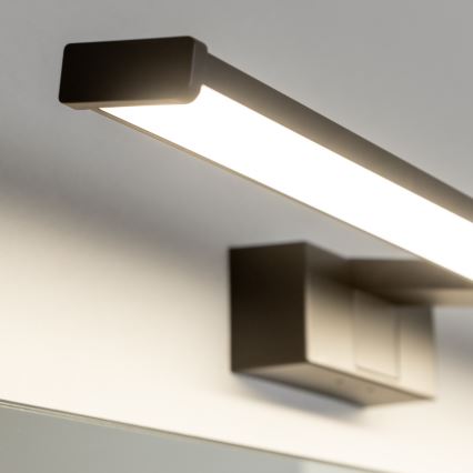 Brilagi - LED-подсветка для зеркала в ванной 3-в-1 VESTRA LED/12W/230V 60 см IP44 чёрная