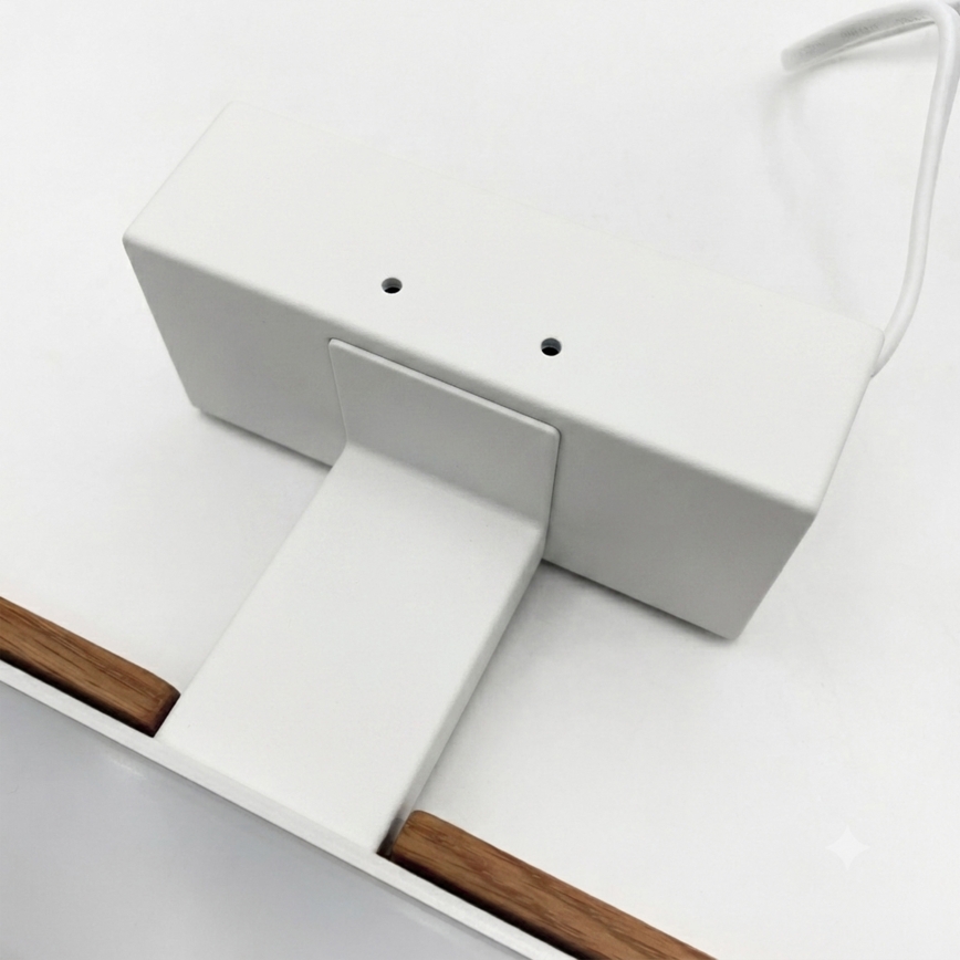 Brilagi - LED-освещение для зеркала в ванную WOODY MIRROR 3-в-1, 15 Вт/230 В, 80 см, IP44, белый/дуб вишня