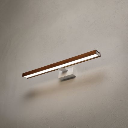 Brilagi - LED-светильник для зеркала в ванной 3 в 1 WOODY MIRROR LED/12W/230V 60 cm IP44 белый/дуб/вишня