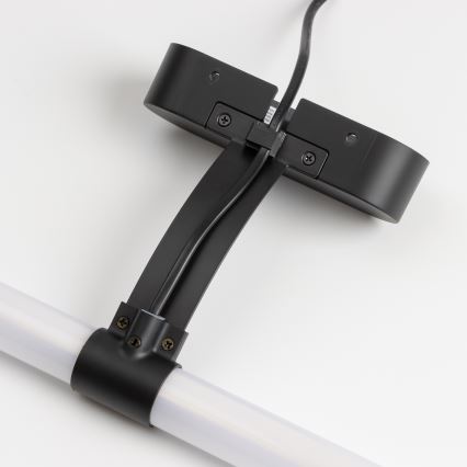 Brilagi - LED-підсвітка дзеркала для ванної кімнати 2 в 1 TUBEO LED/6 Вт/230 В 40 см IP44 чорна