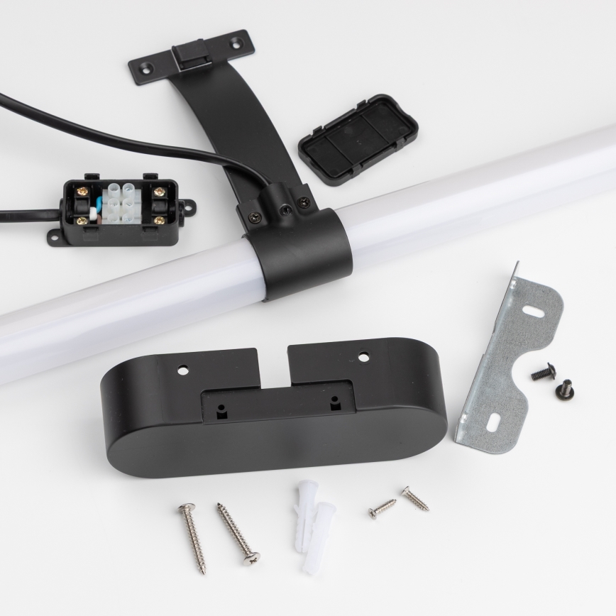 Brilagi - LED-підсвітка дзеркала для ванної кімнати 2 в 1 TUBEO LED/6 Вт/230 В 40 см IP44 чорна