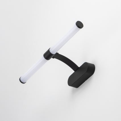 Brilagi - LED-підсвітка дзеркала для ванної кімнати 2 в 1 TUBEO LED/6 Вт/230 В 40 см IP44 чорна