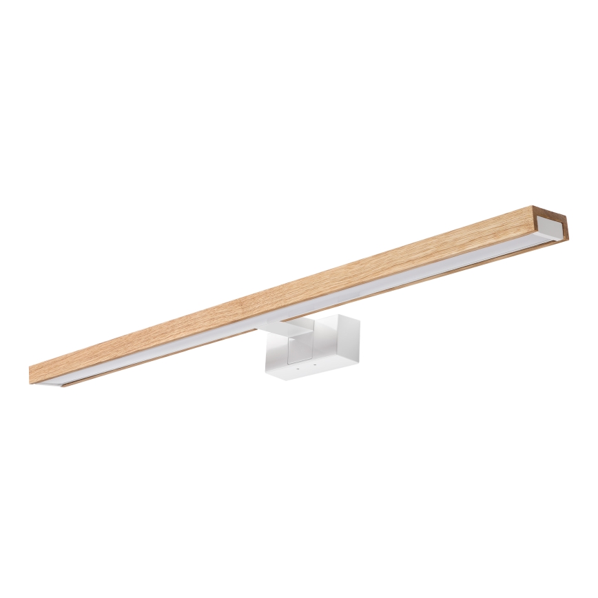 Brilagi - LED-підсвітка дзеркала для ванної 3-в-1 WOODY MIRROR LED/15W/230V 80 cm IP44 білий/дуб