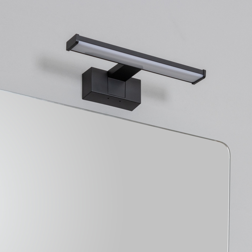 Brilagi - LED-підсвітка дзеркала для ванної кімнати 3 в 1 VESTRA LED/6 Вт/230 В 30 см IP44 чорна