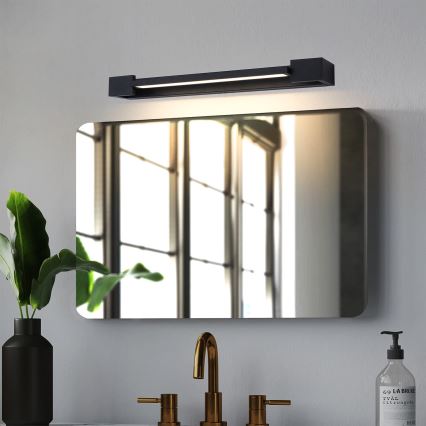 Brilagi - LED-підсвітка дзеркала AQUA LINE LED/12 Вт/230 В 45 см IP44 чорний CRI 90