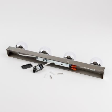 Brilagi - LED-освітлення дзеркала для ванної кімнати HOLLYWOOD 4xLED/3 Вт/230 В 53 см IP44 глянцевий хром