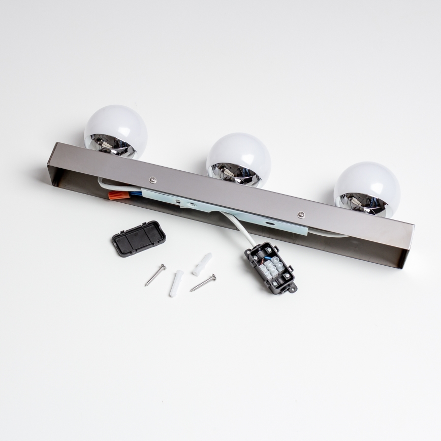Брілагі - LED-освітлення для дзеркала у ванній Голлівуд 3xLED/3W/230V 39 см IP44 глянцевий хром