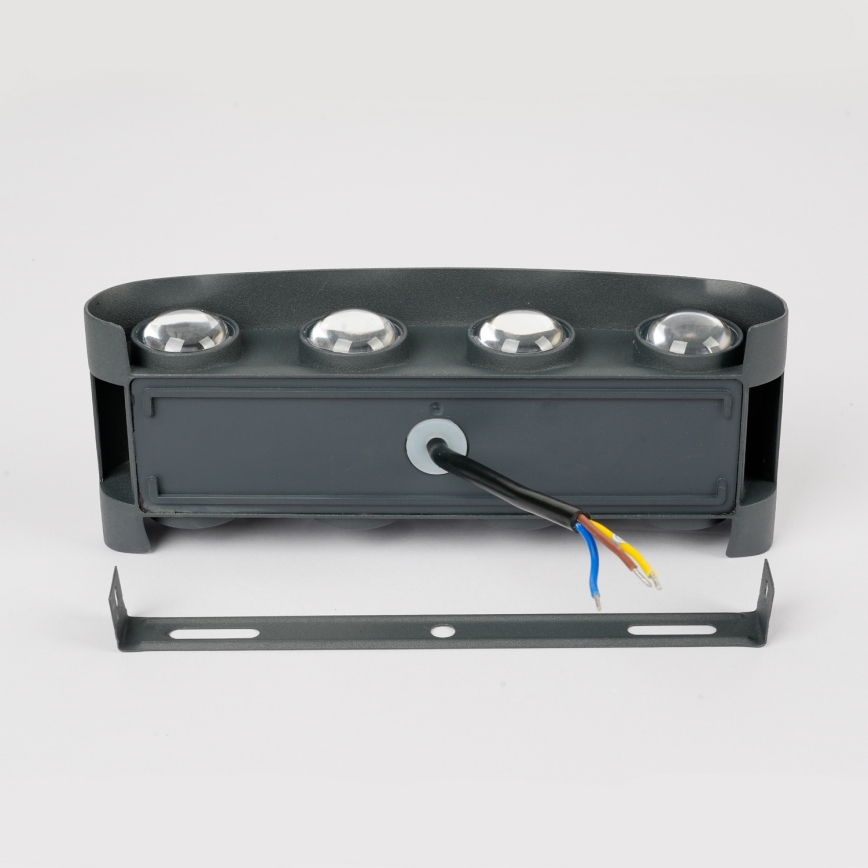 Brilagi - LED Outdoor Wall Light FLAREBOX LED/8W/230V Anthracite IP65