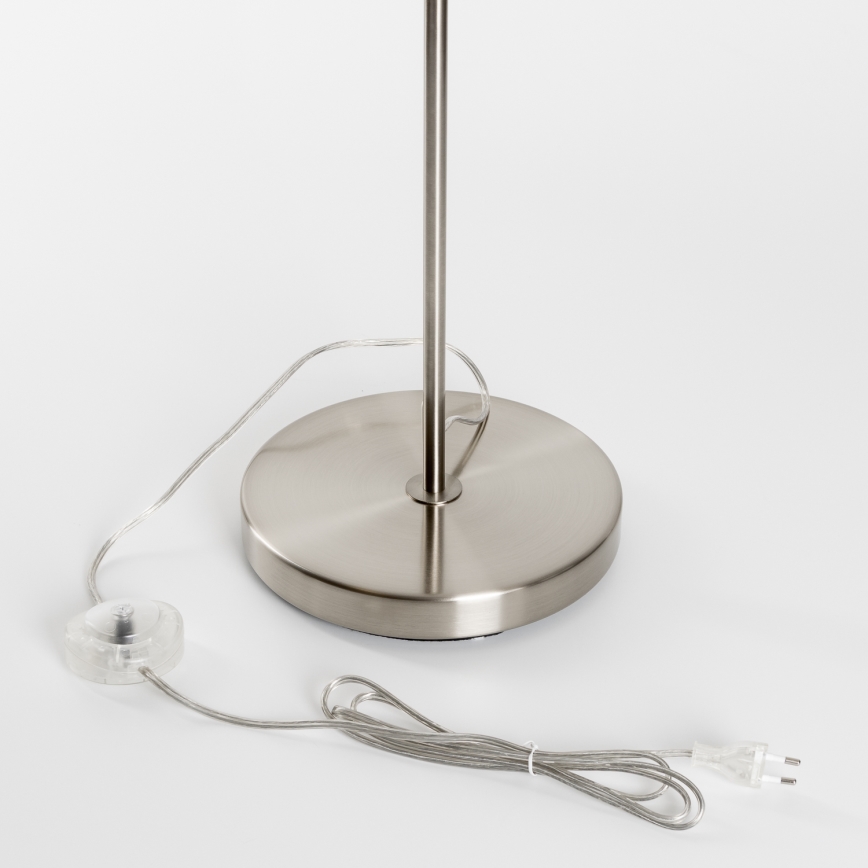 Brilagi - LED підлогова лампа CERIA, 1xE27/40W/230V, діаметр 45 см, бежевий/матовий хром