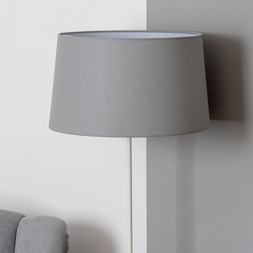 Brilagi - LED підлогова лампа CERIA 1xE27/40W/230V, діаметр 45 см, сіра/біла