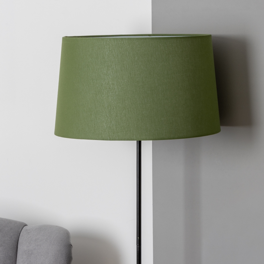 Brilagi - LED підлогова лампа CERIA 1xE27/40W/230V діаметр 45 см зелена/чорна