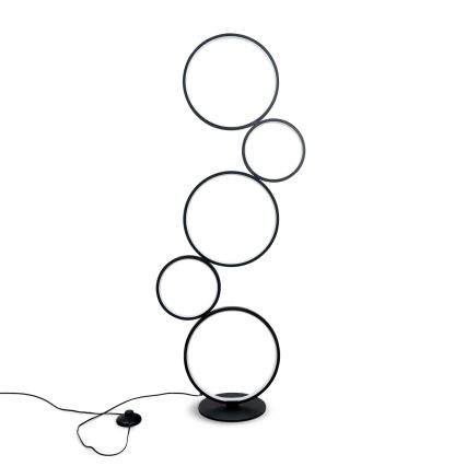 BRILAGI - LED-підлогова лампа ECHO LED/36 Вт/230 В 4000 К 110 см чорна