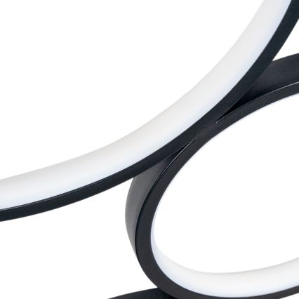 BRILAGI - LED-підлогова лампа ECHO LED/36 Вт/230 В 4000 К 110 см чорна