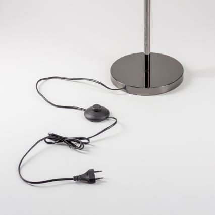 BRILAGI - LED-підлогова лампа MILLA 7xG9/3 Вт/230 В чорний хром/димчасте скло
