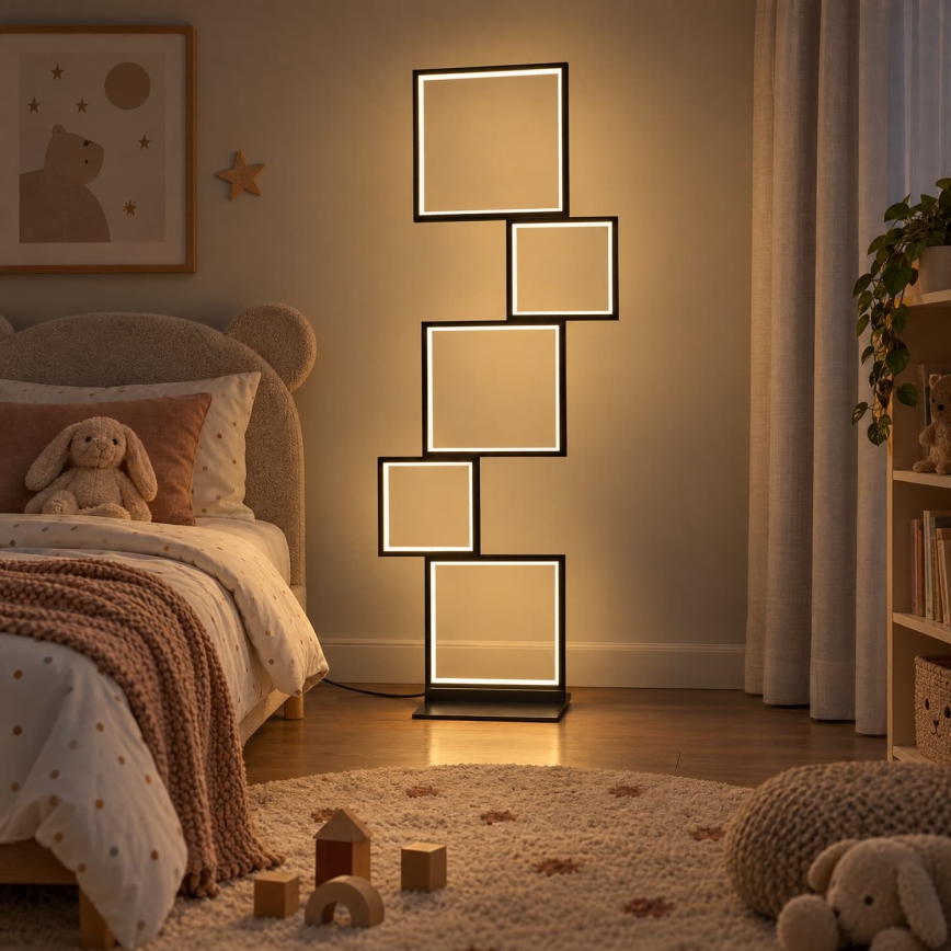 BRILAGI - LED-підлогова лампа SHIFT LED/36W/230V 4000K 123 cm чорна