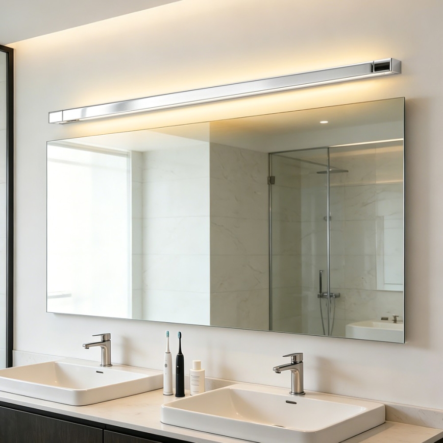 BRILAGI - LED-підсвічування дзеркала для ванної AQUA LINE LED/36W/230V 120 cm IP44 глянцевий хром CRI 90