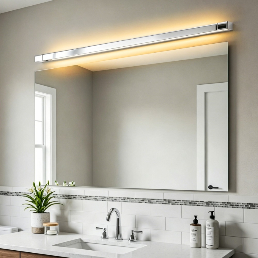 BRILAGI - LED-підсвічування дзеркала для ванної AQUA LINE LED/36W/230V 120 cm IP44 глянцевий хром CRI 90